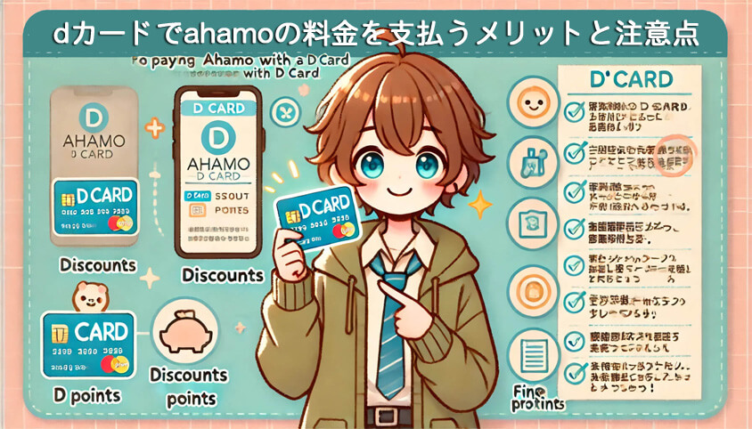 dカードでahamoの料金を支払うメリットと注意点