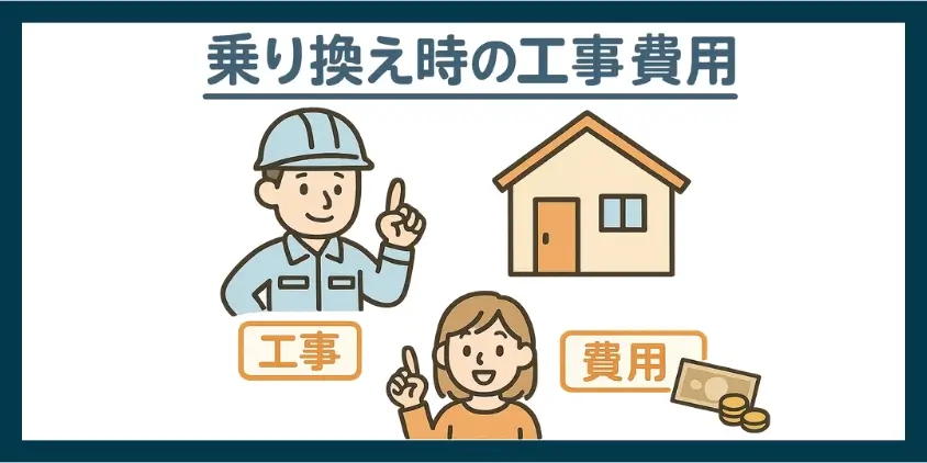 乗り換え時の工事費用